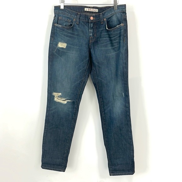 J Brand Aidan Ringer Distressed Slouchy Boyfriend Jeans - Picture 2 of 11